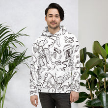 Load image into Gallery viewer, Live Love Landfill Line Drawing Hoodie