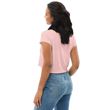 Load image into Gallery viewer, Crushin Heart Pink Crop Tee
