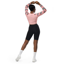 Load image into Gallery viewer, Pink Crusher Long-Sleeved Crop Top
