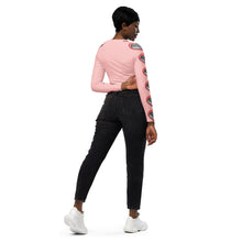 Load image into Gallery viewer, Pink Crusher Long-Sleeved Crop Top
