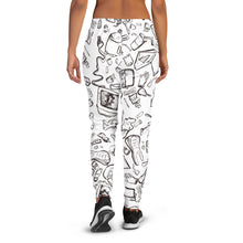 Load image into Gallery viewer, Live Love Landfill Line Drawing Joggers: Femme Fit

