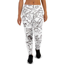 Load image into Gallery viewer, Live Love Landfill Line Drawing Joggers: Femme Fit
