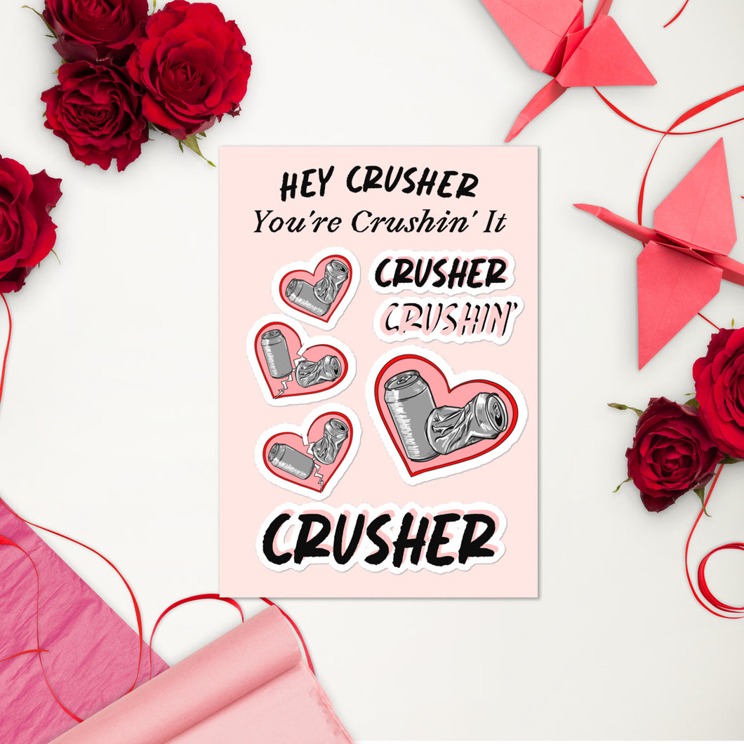 Crusher Sticker sheet